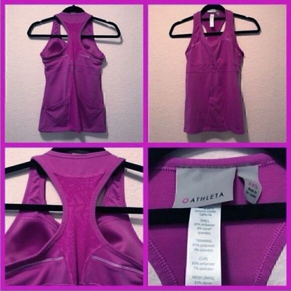 NWOT. Athleta performance top. Size XXS. - Picture 1 of 5